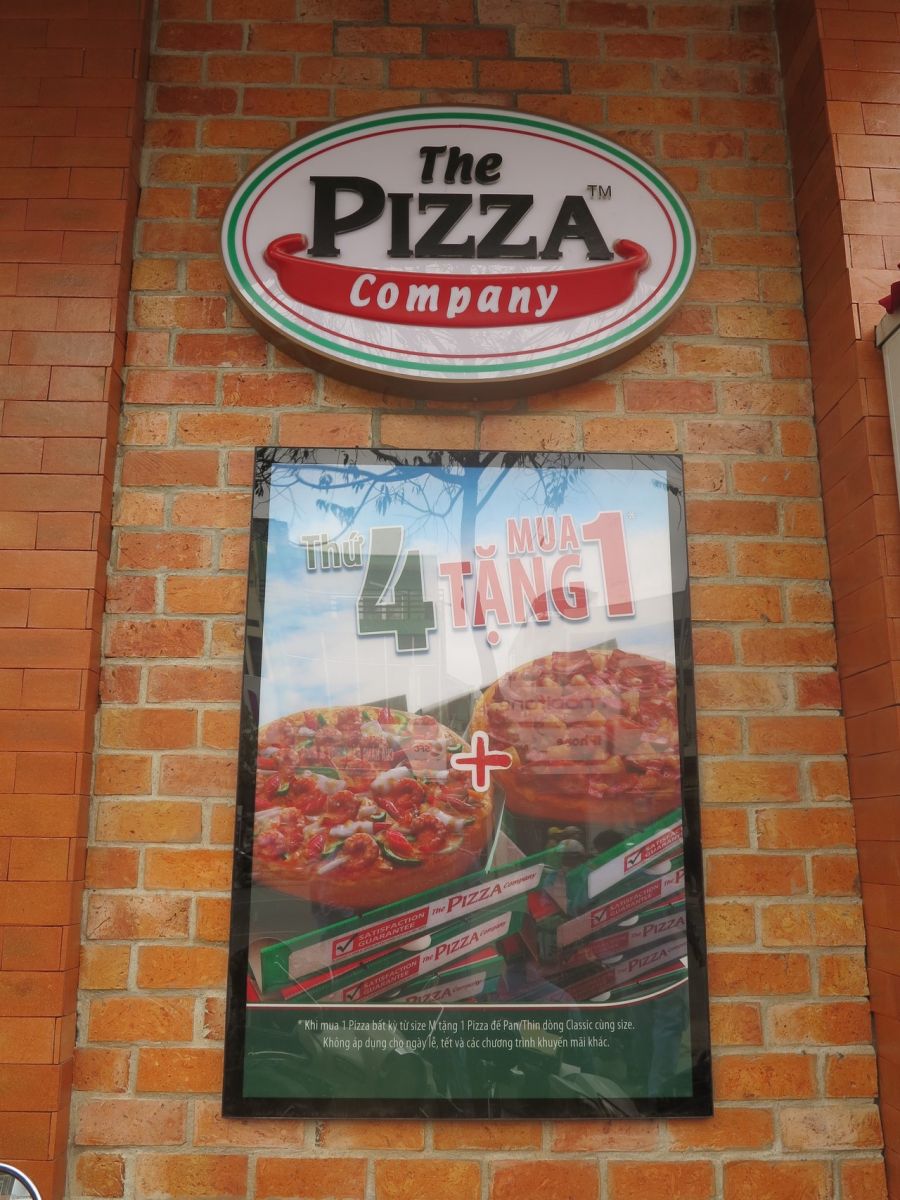 công trình the pizza company hậu giang